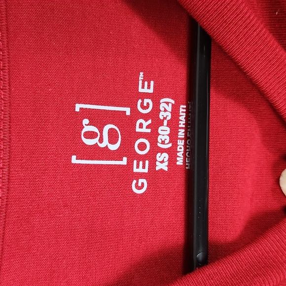 George, Red Tee, short sleeves, crew neck, Size XS - Picture 5 of 5